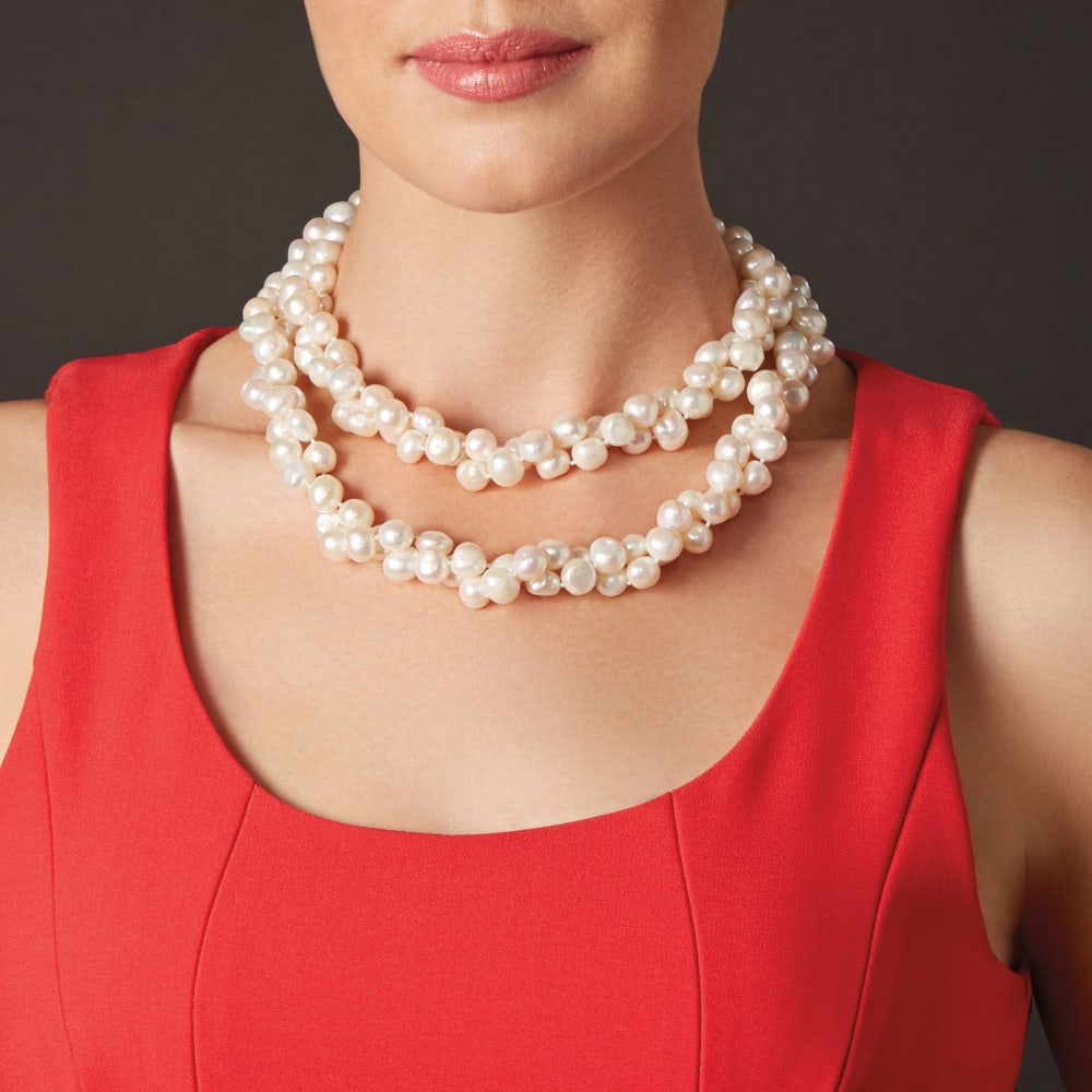 Pearl deals necklace shortener