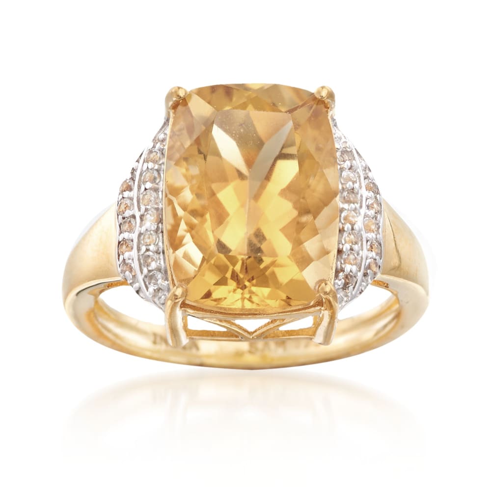 Champagne quartz ring online