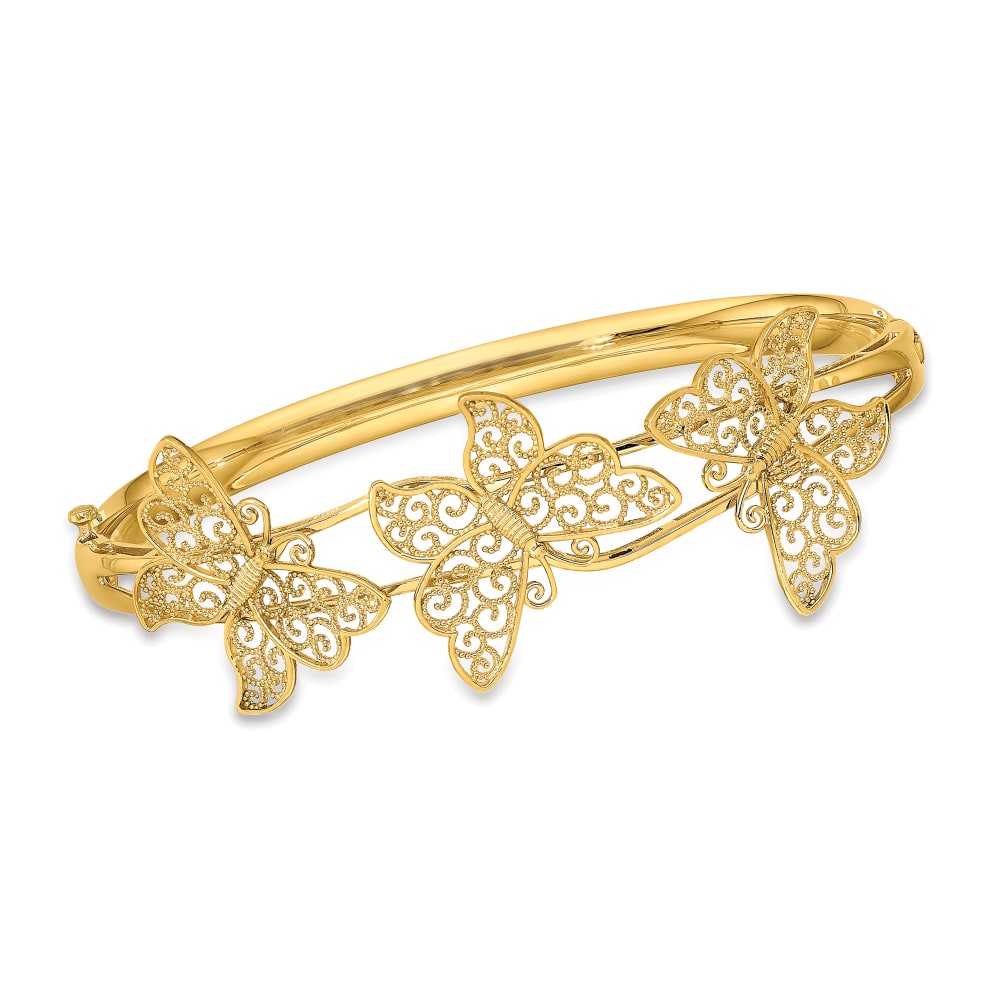 Butterfly Bracelet by Talisa - Gold Chain Bracelet