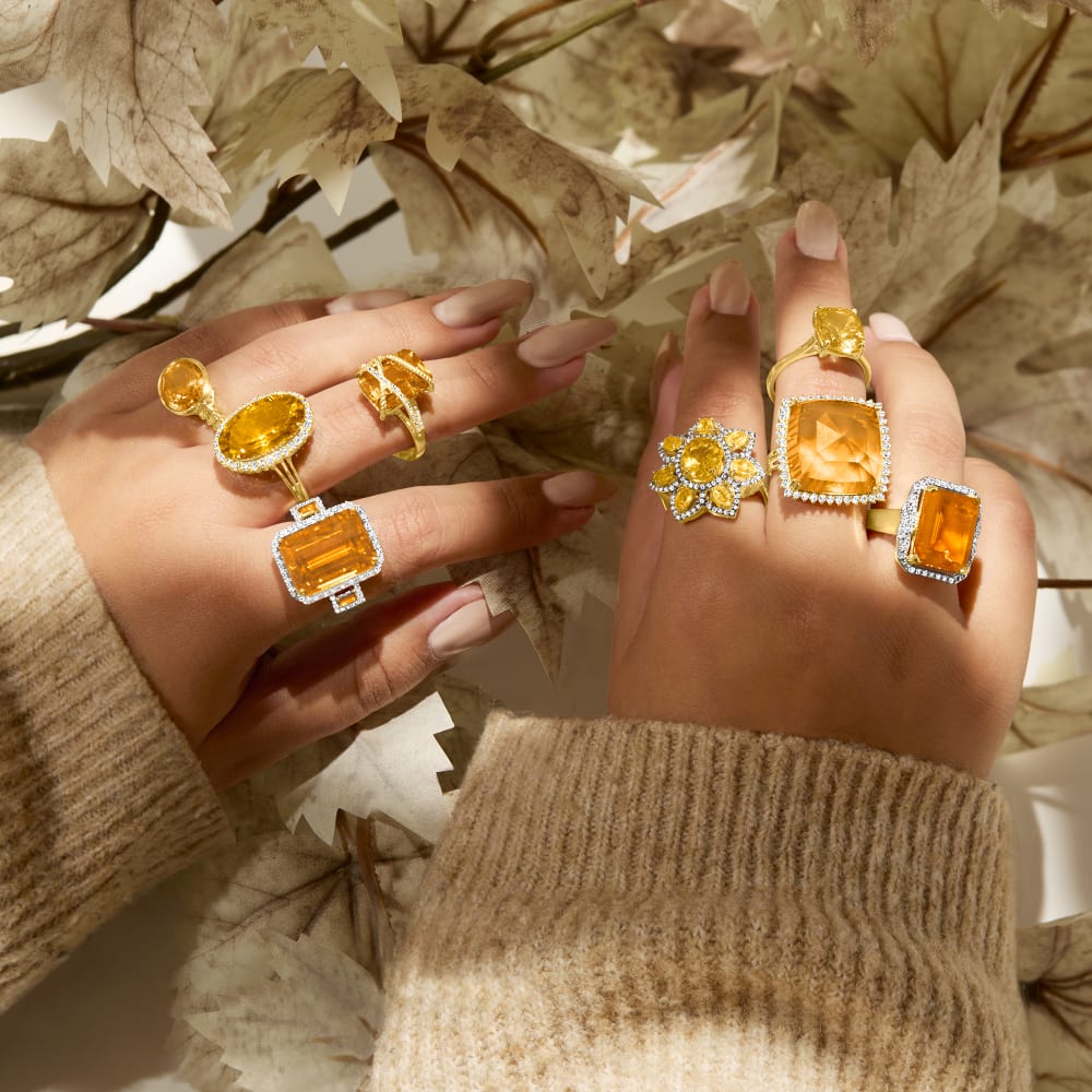4 carat citrine ring cheap