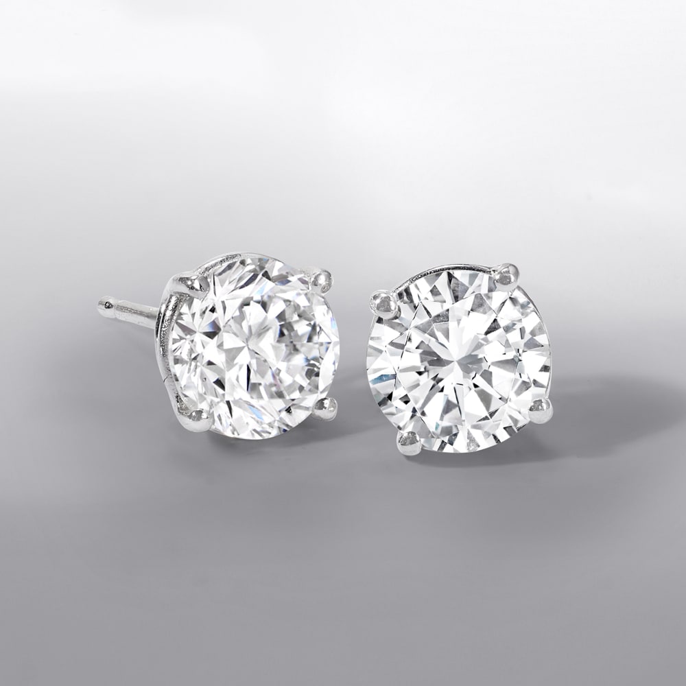 .50 Carat Total Weight Diamond Stud Earrings A025.50