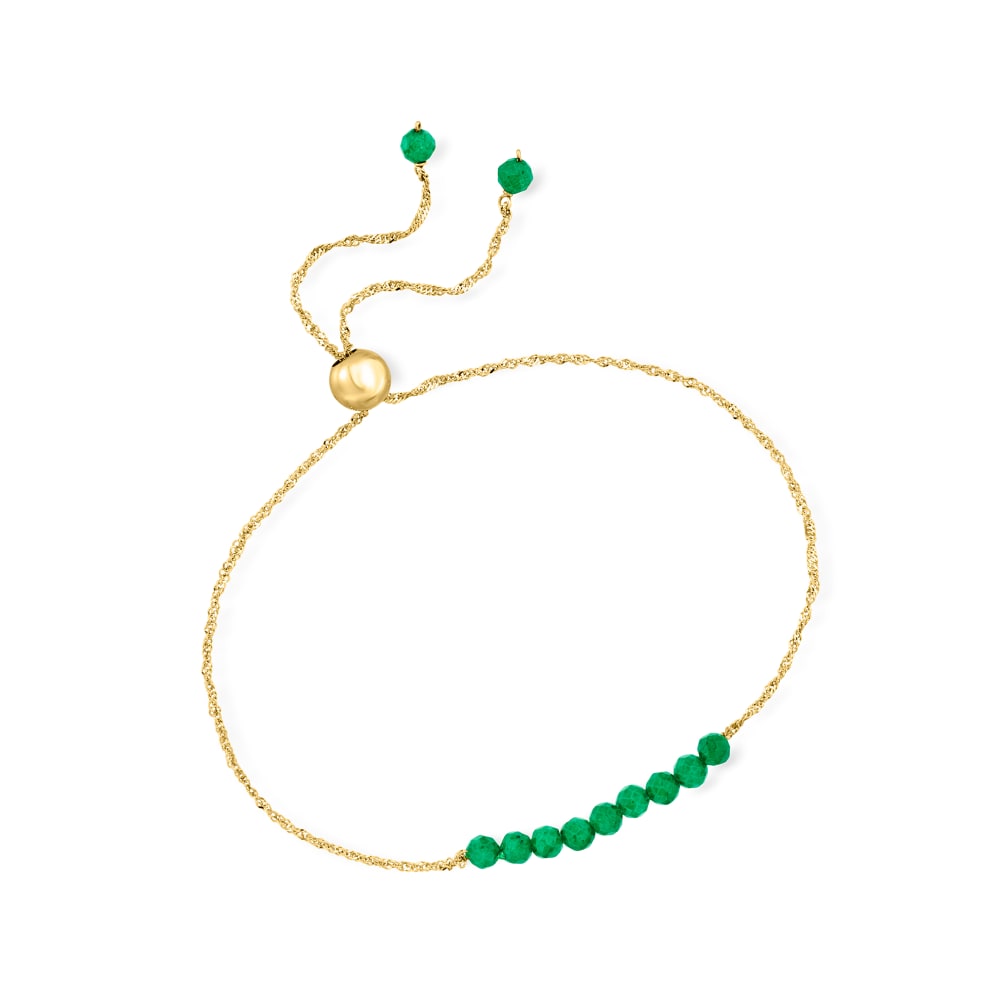 Emerald discount bolo bracelet