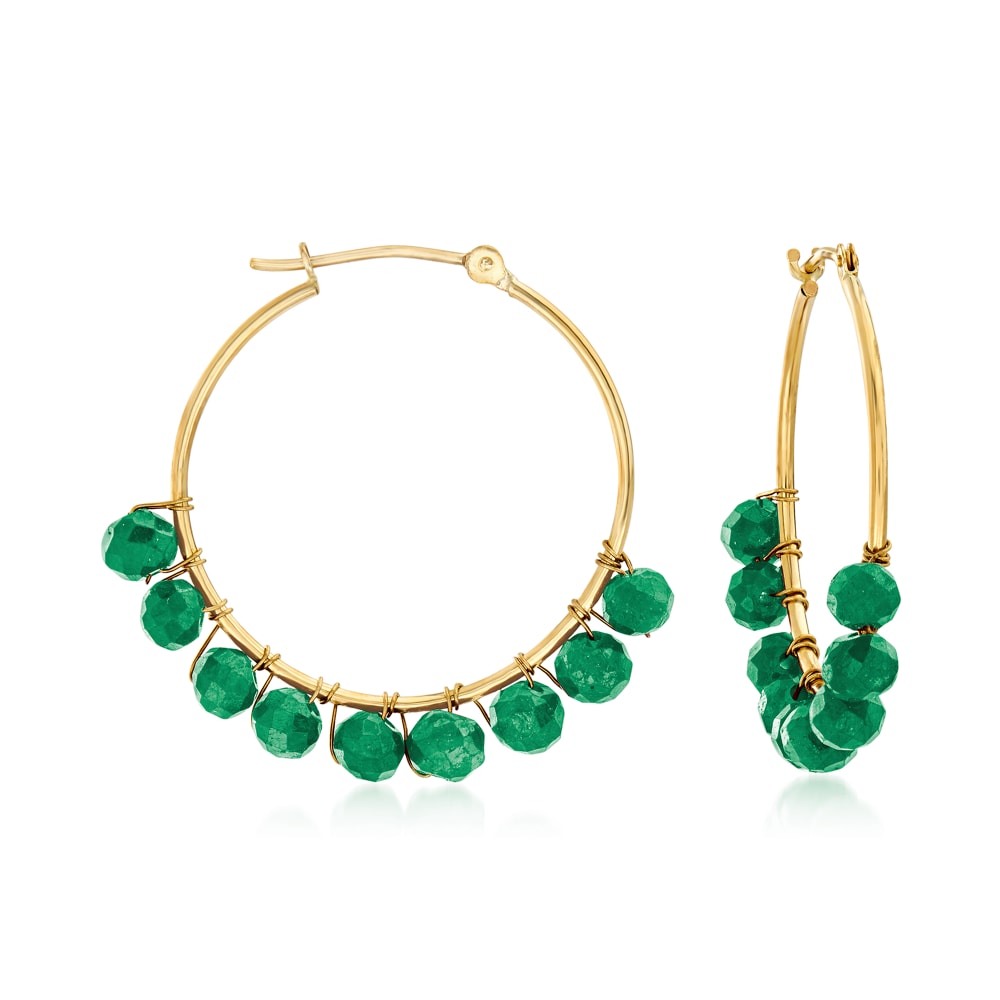 Ross simons emerald earrings hot sale