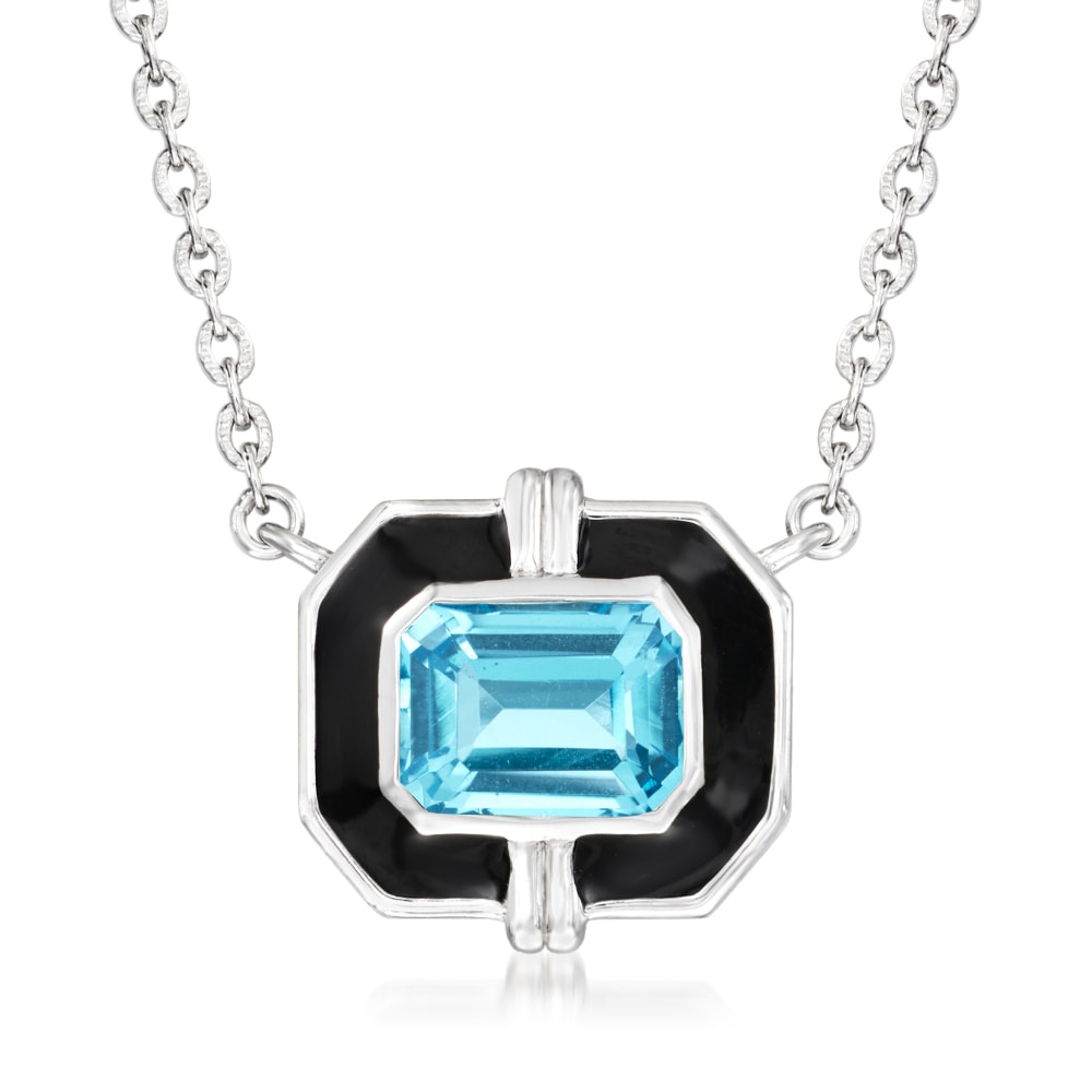 Judith ripka blue topaz necklace discount