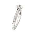 C. 1990 Vintage Tiffany Jewelry .72 ct. t.w. Diamond Ring in Platinum