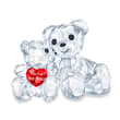 Swarovski Crystal &quot;You'Re the Best&quot; Kris Bear Parent and Child Figurine 
