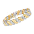 5.00 ct. t.w. Diamond San Marco Bracelet in 14kt Two-Tone Gold