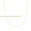 1.1mm 14kt Yellow Gold Cable-Chain Necklace