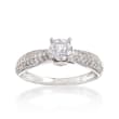 .96 ct. t.w. Diamond Ring in 14kt White Gold
