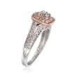 .88 ct. t.w. Diamond Engagement Ring in 14kt Two-Tone Gold
