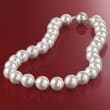 13.5-14mm Shell Pearl Necklace with Sterling Silver