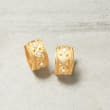 .18 ct. t.w. Diamond Huggie Hoop Earrings in 14kt Yellow Gold