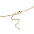 Roberto Coin &quot;Roman Barocco&quot; .22 ct. t.w. Diamond Open Sun Necklace in 18kt Yellow Gold