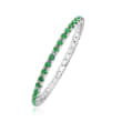 .33 ct. t.w. Emerald Eternity Band in 14kt White Gold