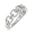 .33 ct. t.w. Diamond Link Ring in 14kt White Gold