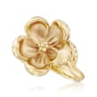 14kt Yellow Gold Floral Ring