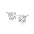 Swarovski Crystal Clear Crystal Jewelry Set: Earrings and Earring Jackets in Silvertone