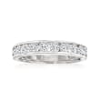 1.00 ct. t.w. Channel-Set Diamond Ring in 14kt White Gold