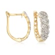 .51 ct. t.w. Diamond Hoop Earrings in 14kt Yellow Gold
