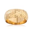 14kt Yellow Gold Sequin-Inspired Ring