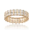 4.00 ct. t.w. CZ Eternity Band in 14kt Yellow Gold