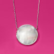 Mother-of-Pearl Necklace in Sterling Silver