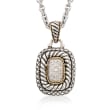 Andrea Candela .19 ct. t.w. Diamond Necklace in 18kt Yellow Gold and Sterling Silver