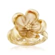 14kt Yellow Gold Floral Ring