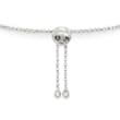 .51 ct. t.w. Baguette and Round Diamond Bar Bolo Bracelet in 14kt White Gold