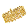 4.63 ct. t.w. 5-Row Diamond Bracelet in 18kt Yellow Gold