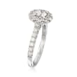 Henri Daussi 1.16 ct. t.w. Diamond Engagement Ring in 18kt White Gold