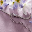 Italian Sterling Silver Swirl Bead Necklace
