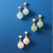 14.00 ct. t.w. Aquamarine Bead Drop Earrings in 14kt Yellow Gold