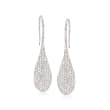 Roberto Coin 2.31 ct. t.w. Pave Diamond Earrings in 18kt White Gold