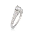 1.07 ct. t.w. Diamond Ring in 18kt White Gold