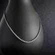1.50 ct. t.w. Bezel-Set Diamond Necklace in Sterling Silver