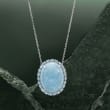 35.75 ct. t.w. Aquamarine Necklace in Sterling Silver