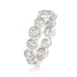 3.35 ct. t.w. CZ Eternity Band in Sterling Silver