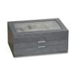 Mele & Co. &quot;Misty&quot; Oceanside Gray Wooden Jewelry Box
