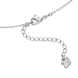 Swarovski Crystal &quot;Sparkling Dance&quot; Floating Crystal Heart Necklace in Silvertone