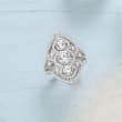 2.73 ct. t.w. CZ Marquise-Shaped Ring in Sterling Silver