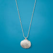 Italian Sterling Silver Seashell Motif Necklace