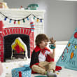 Child's Toy Fireplace and Accessories