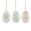 Lenox &quot;Easter Eyelit&quot; Set of 3 Porcelain Ornaments