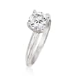 1.22 Carat Certified Diamond Engagement Ring in 14kt White Gold