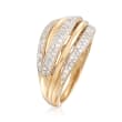 .49 ct. t.w. Diamond Multi-Row Ring in 14kt Yellow Gold