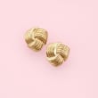 Italian 14kt Yellow Gold Love Knot Earrings