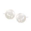 9-9.5mm Multicolored Cultured Pearl and 3.80 ct. t.w. CZ Jewelry Set: Four Pairs of Stud Earrings in Sterling Silver