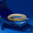 1.00 ct. t.w. Diamond Bracelet in 18kt Gold Over Sterling