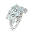 2.70 ct. t.w. Aquamarine Ring in Sterling Silver